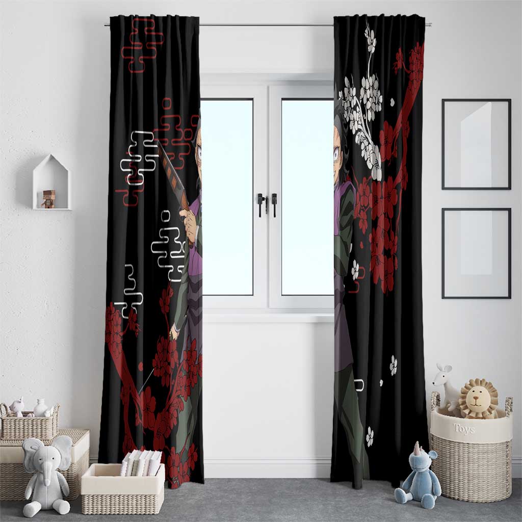 Shinazugawa Genya - Demon Slayer Window Curtain Anime Japan Style