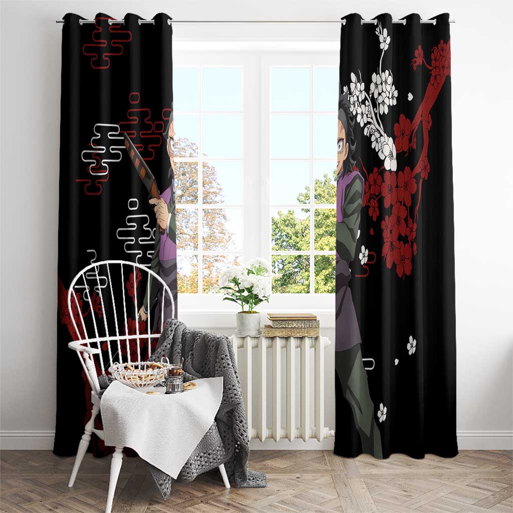 Shinazugawa Genya - Demon Slayer Window Curtain Anime Japan Style