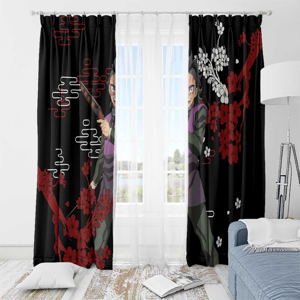 Shinazugawa Genya - Demon Slayer Window Curtain Anime Japan Style