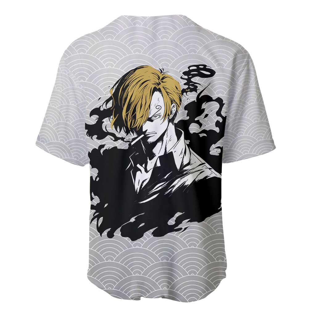 Sanji - One Piece Baseball Jersey Anime Style