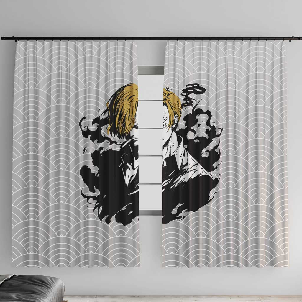 Sanji - One Piece Window Curtain Anime Style