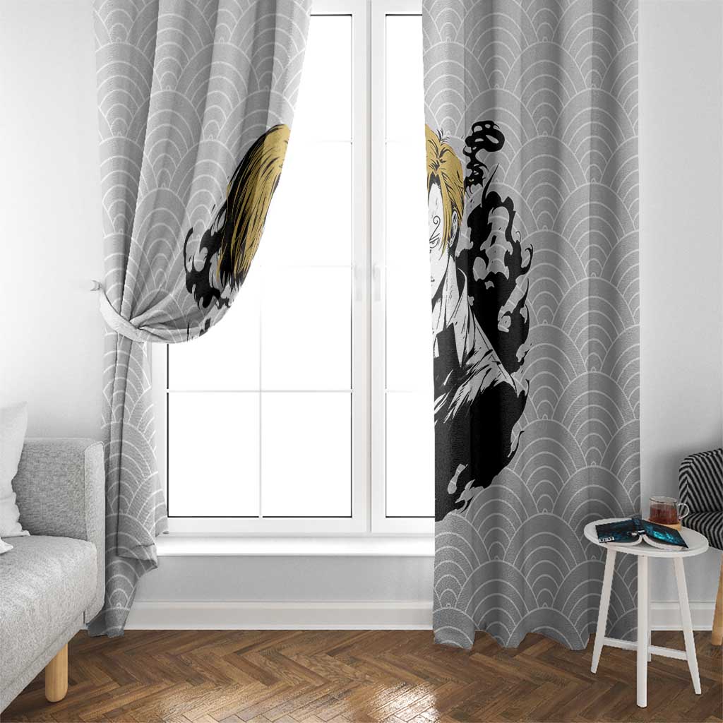 Sanji - One Piece Window Curtain Anime Style