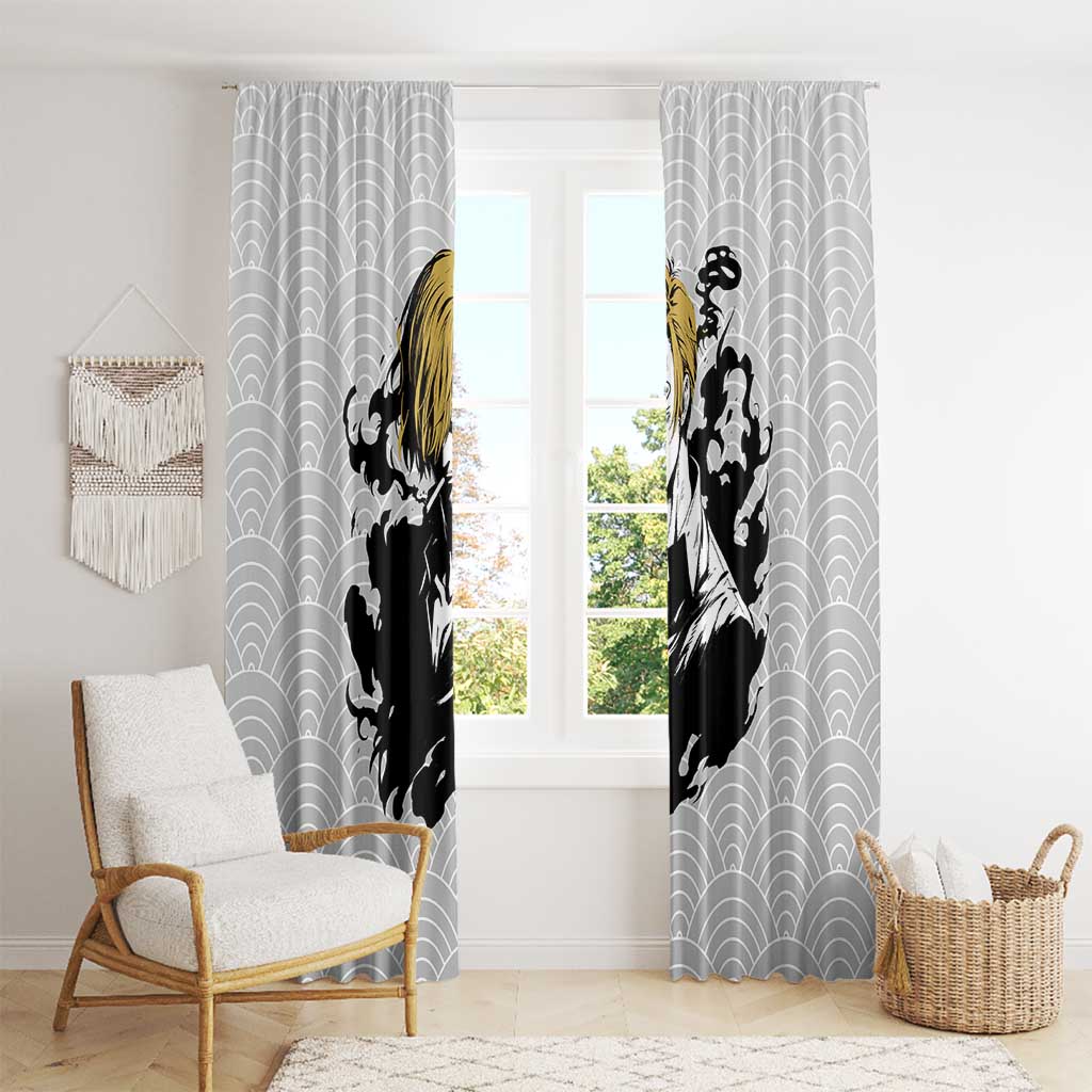 Sanji - One Piece Window Curtain Anime Style