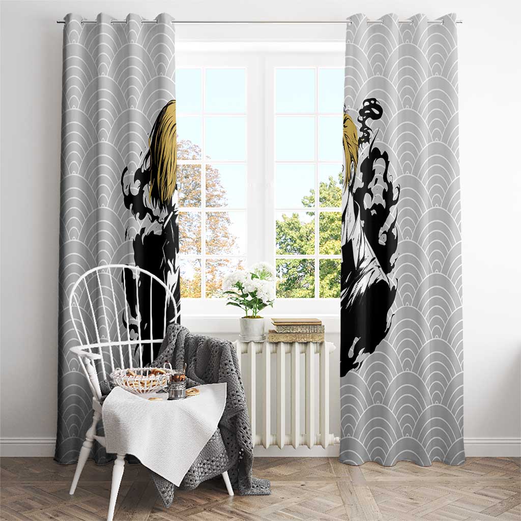Sanji - One Piece Window Curtain Anime Style
