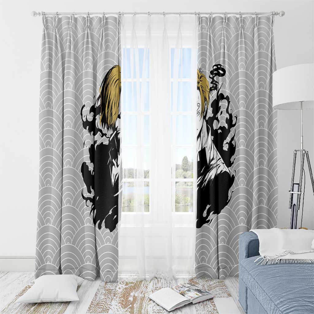 Sanji - One Piece Window Curtain Anime Style