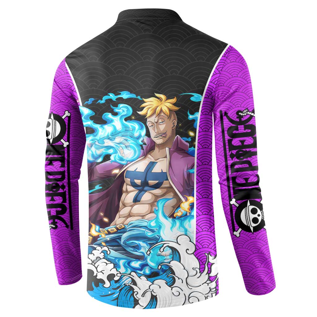 Marco - One Piece Button Sweatshirt Anime Style