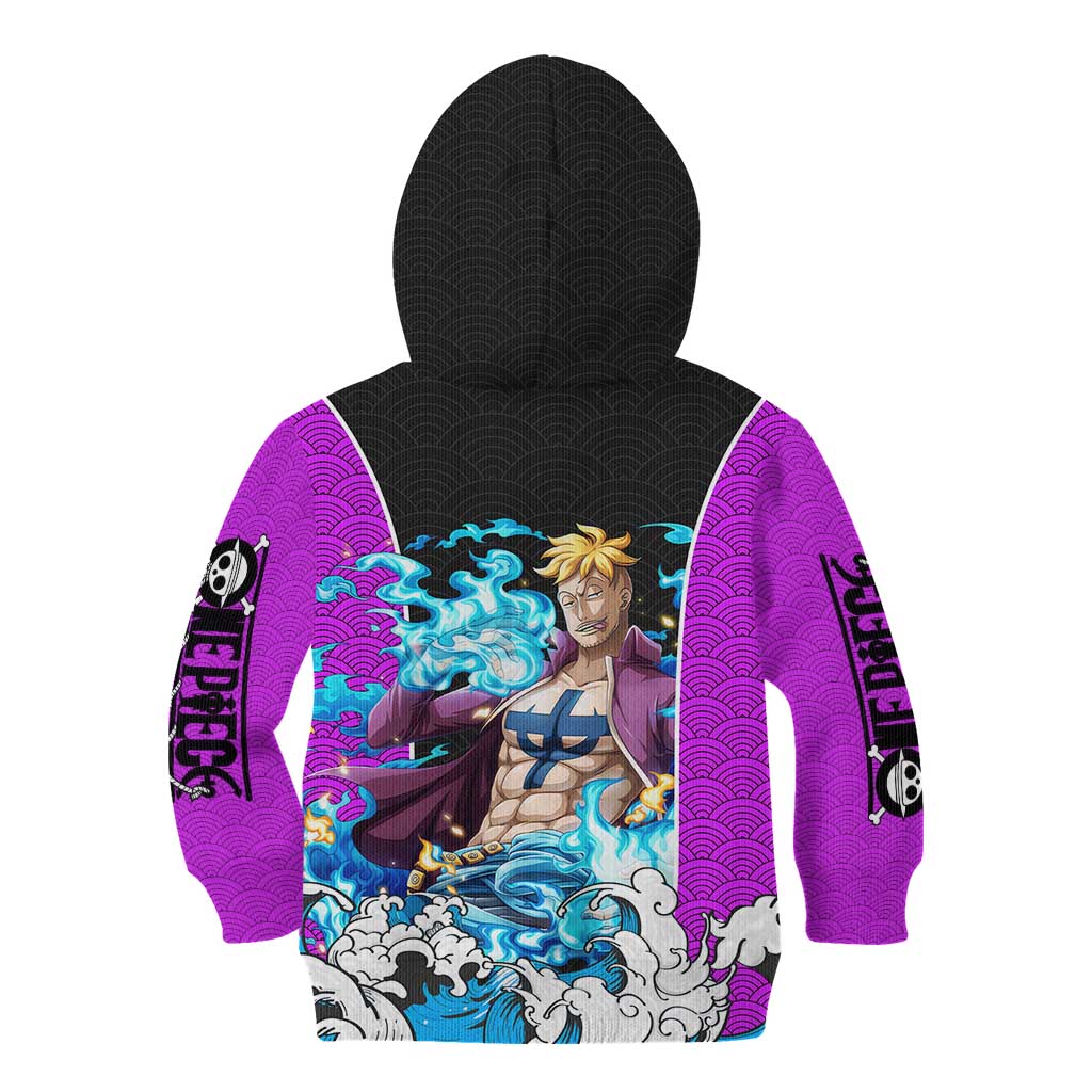 Marco - One Piece Kid Hoodie Anime Style