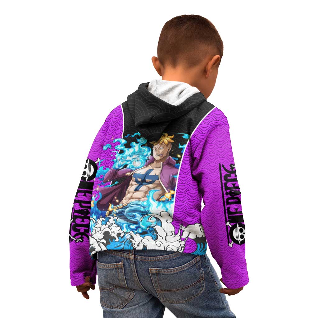 Marco - One Piece Kid Hoodie Anime Style