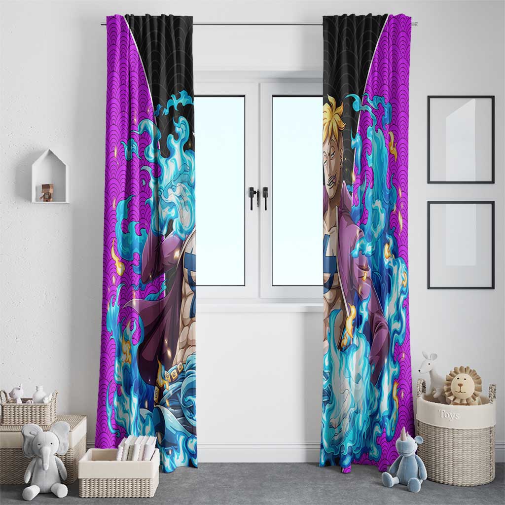 Marco - One Piece Window Curtain Anime Style