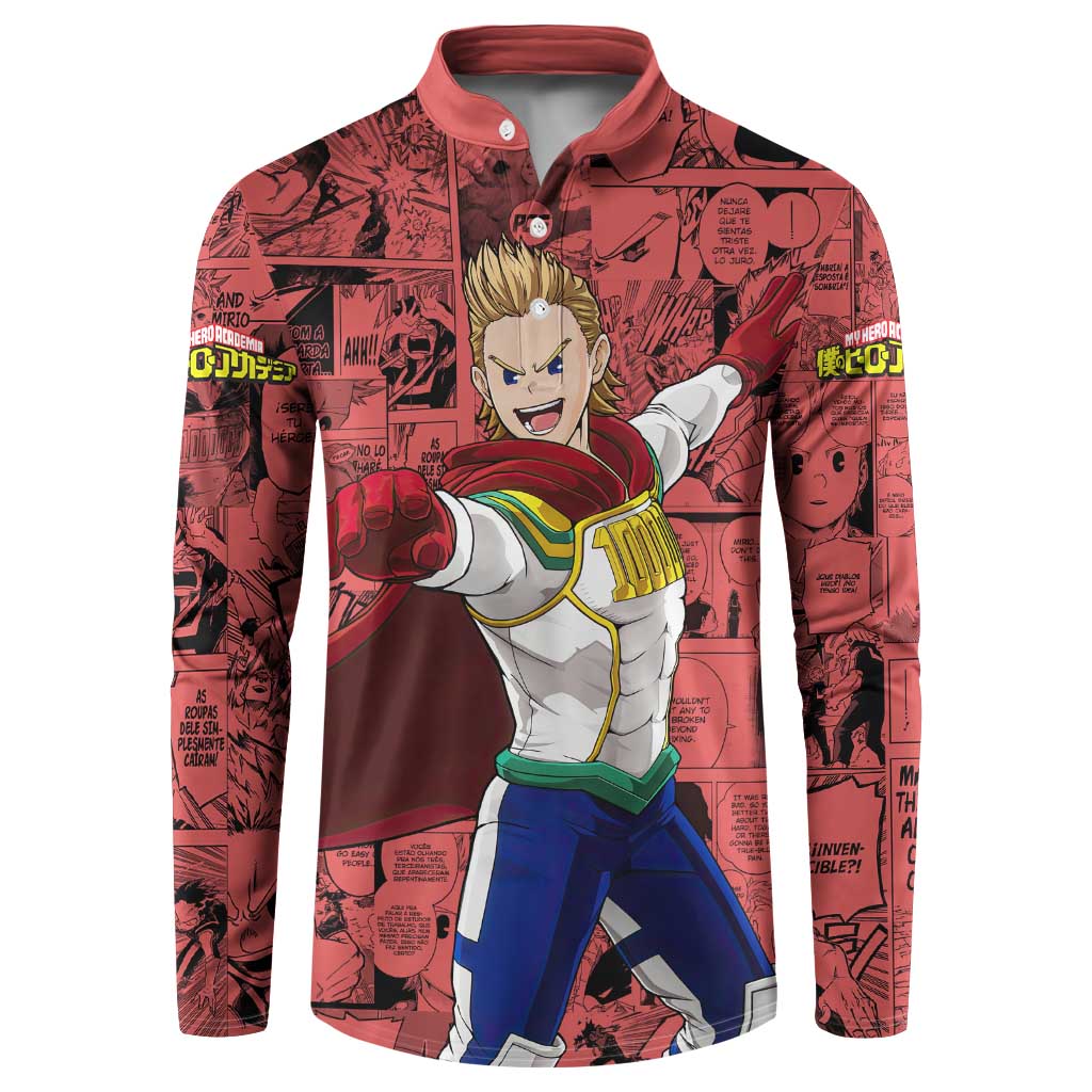 Mirio Toogata - My Hero Academia Button Sweatshirt Anime Mix Manga Style