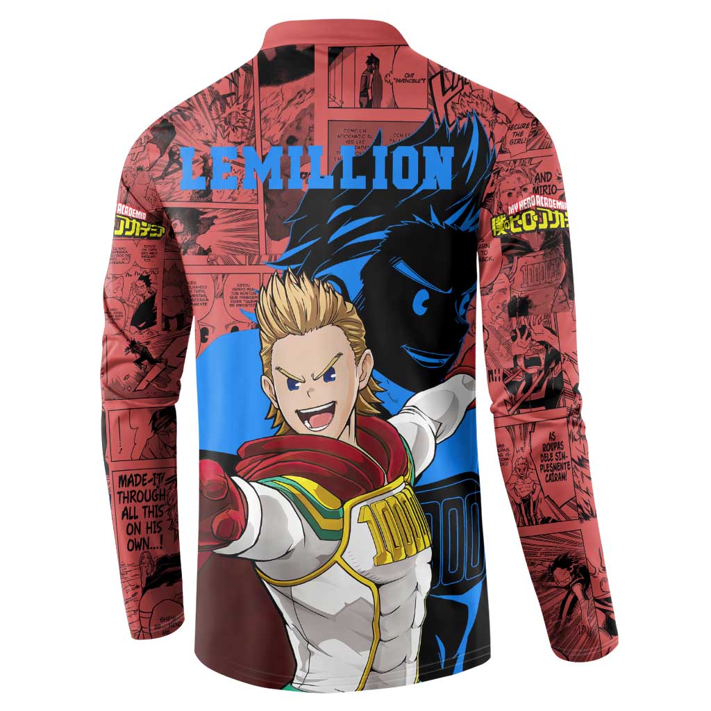 Mirio Toogata - My Hero Academia Button Sweatshirt Anime Mix Manga Style