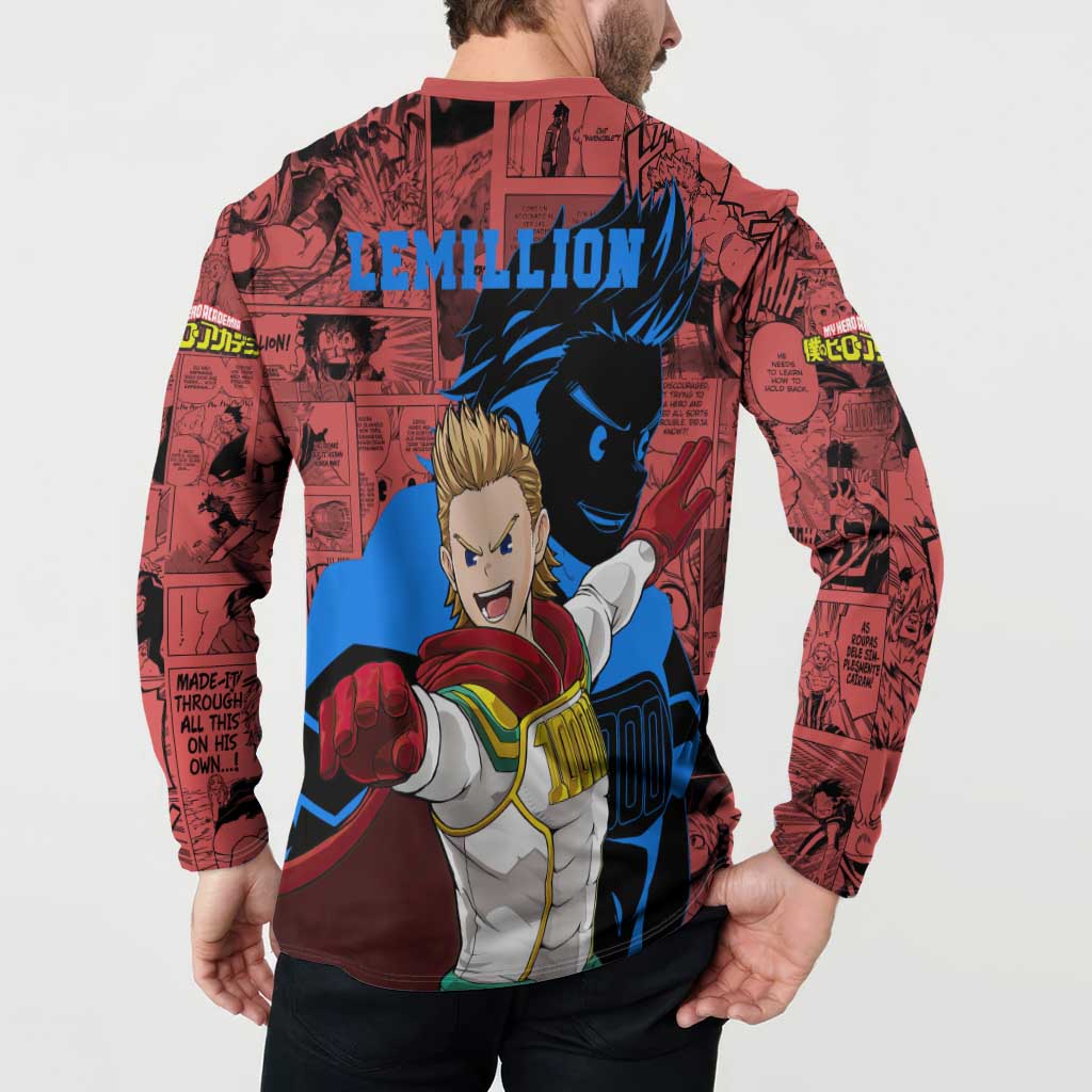 Mirio Toogata - My Hero Academia Button Sweatshirt Anime Mix Manga Style