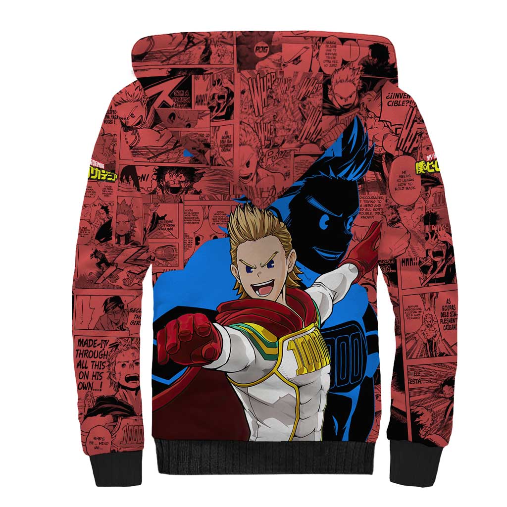Mirio Toogata - My Hero Academia Sherpa Hoodie Anime Mix Manga Style