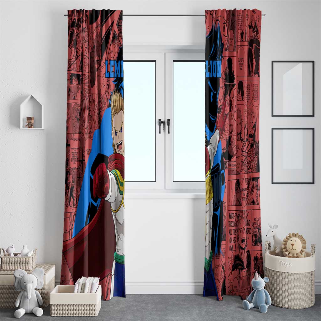 Mirio Toogata - My Hero Academia Window Curtain Anime Mix Manga Style
