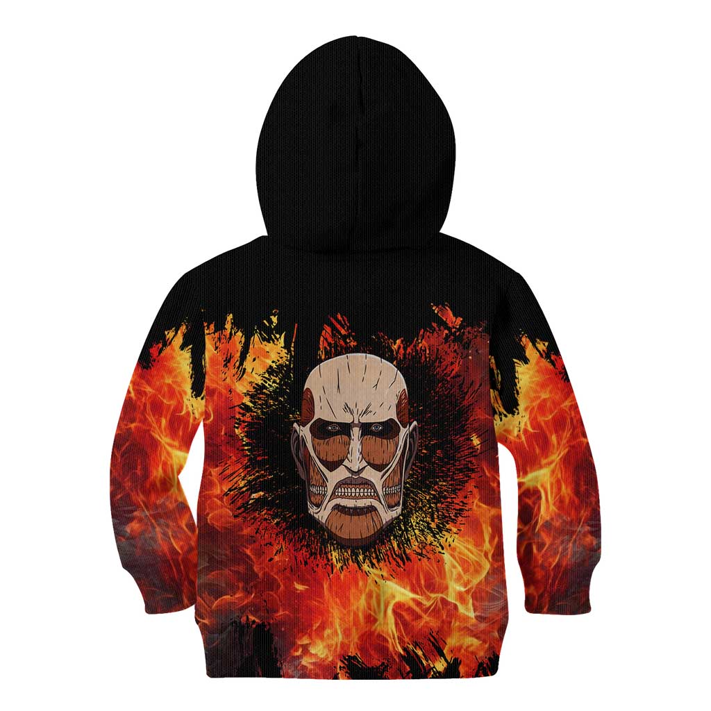 AOT Giant Titan - Attack On Titan Kid Hoodie Anime Style