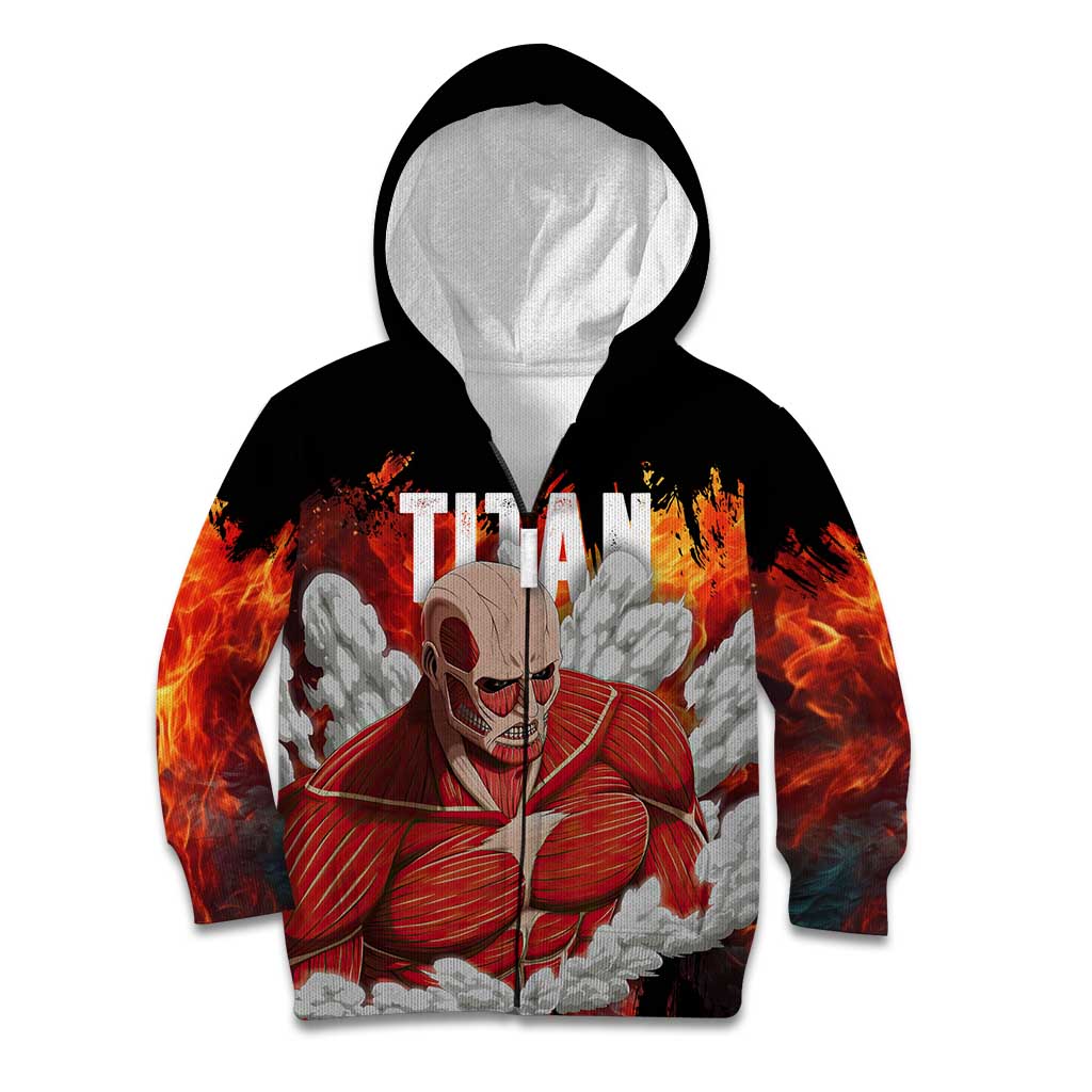 AOT Giant Titan - Attack On Titan Kid Hoodie Anime Style