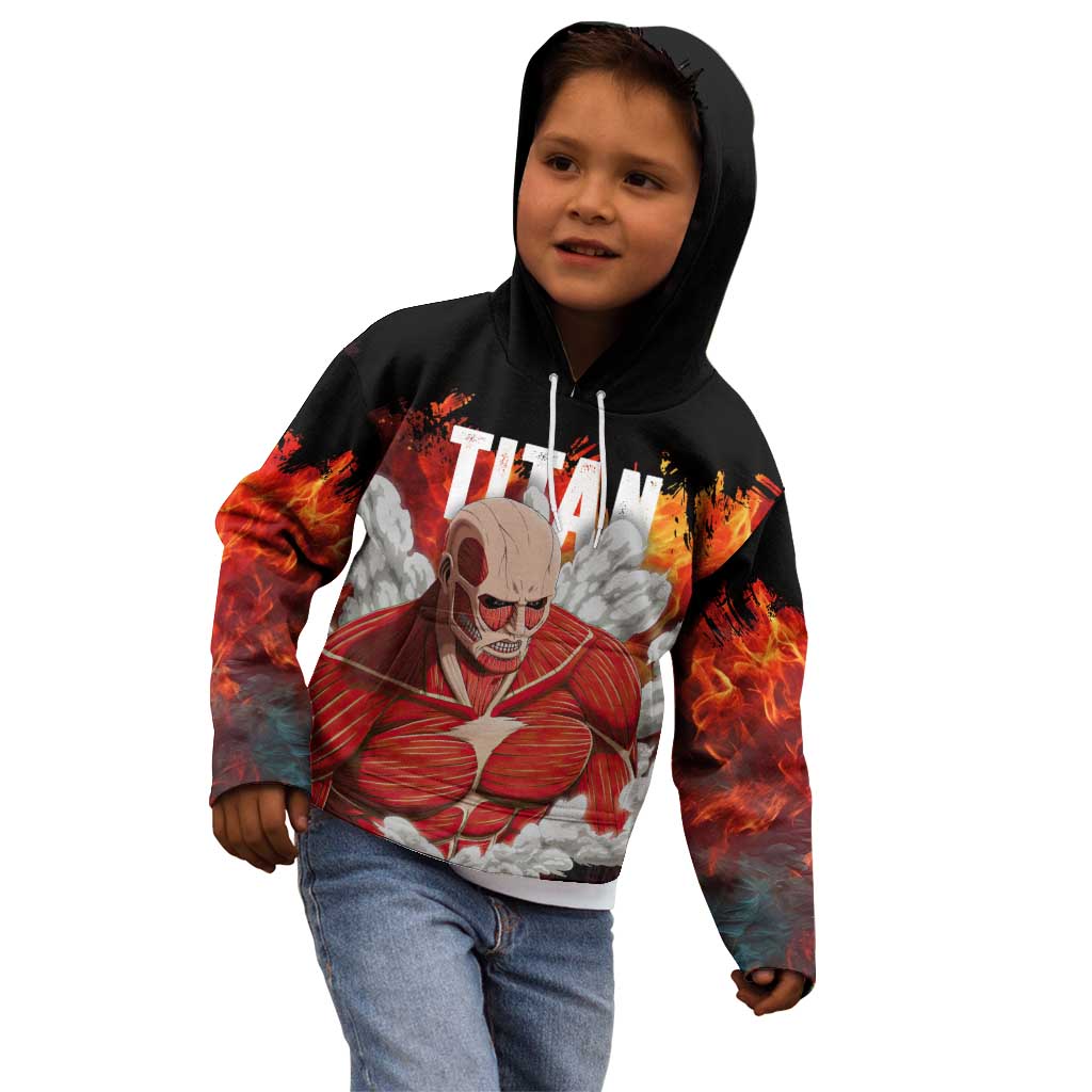 AOT Giant Titan - Attack On Titan Kid Hoodie Anime Style
