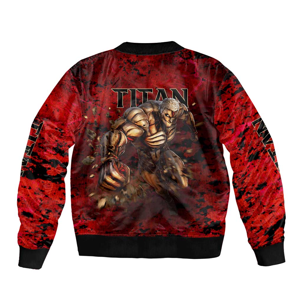 AOT Armored Titan - Attack On Titan Bomber Jacket Anime Style