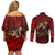 AOT Armored Titan - Attack On Titan Couples Matching Off Shoulder Short Dress and Long Sleeve Button Shirt Anime Style