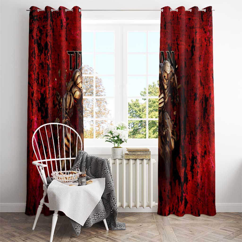 AOT Armored Titan - Attack On Titan Window Curtain Anime Style