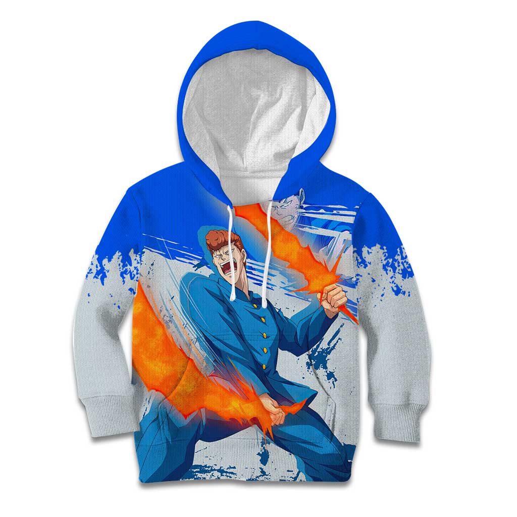 Kazuma Kuwabara - Yu yu Hakusho Kid Hoodie Anime Style