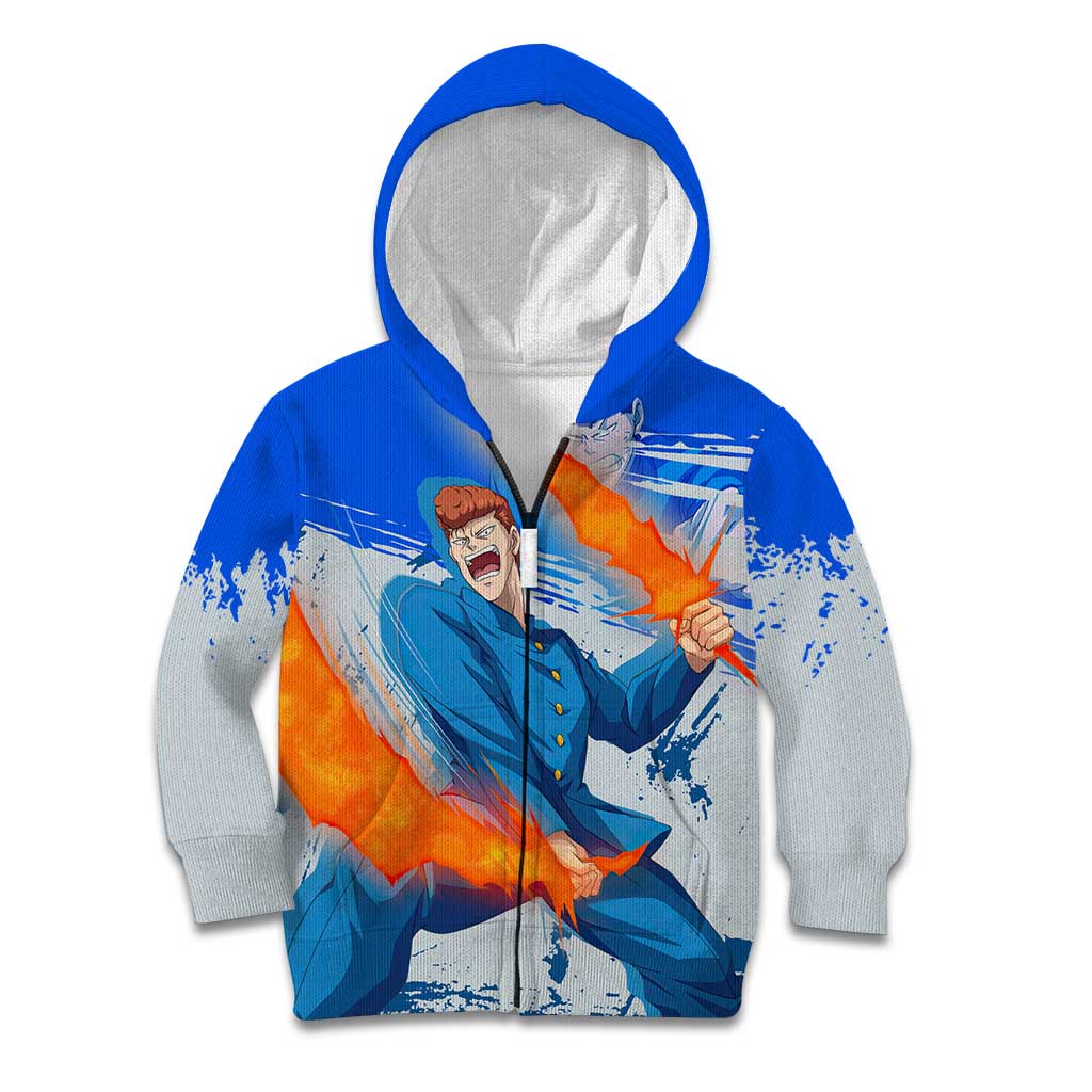 Kazuma Kuwabara - Yu yu Hakusho Kid Hoodie Anime Style