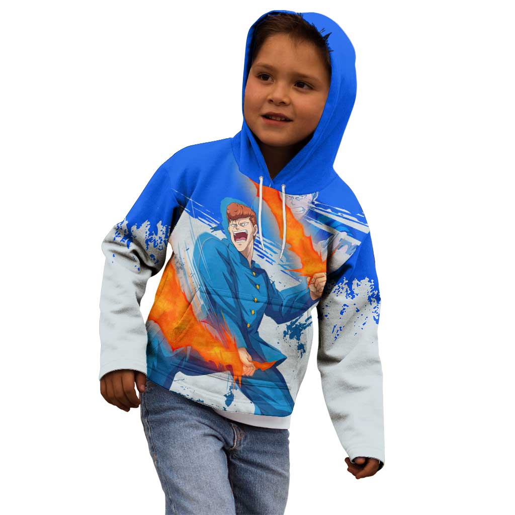 Kazuma Kuwabara - Yu yu Hakusho Kid Hoodie Anime Style