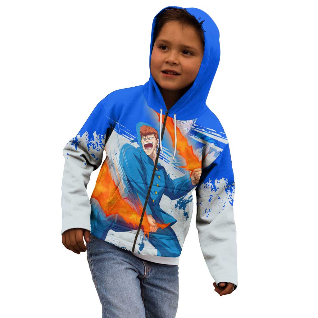 Kazuma Kuwabara - Yu yu Hakusho Kid Hoodie Anime Style