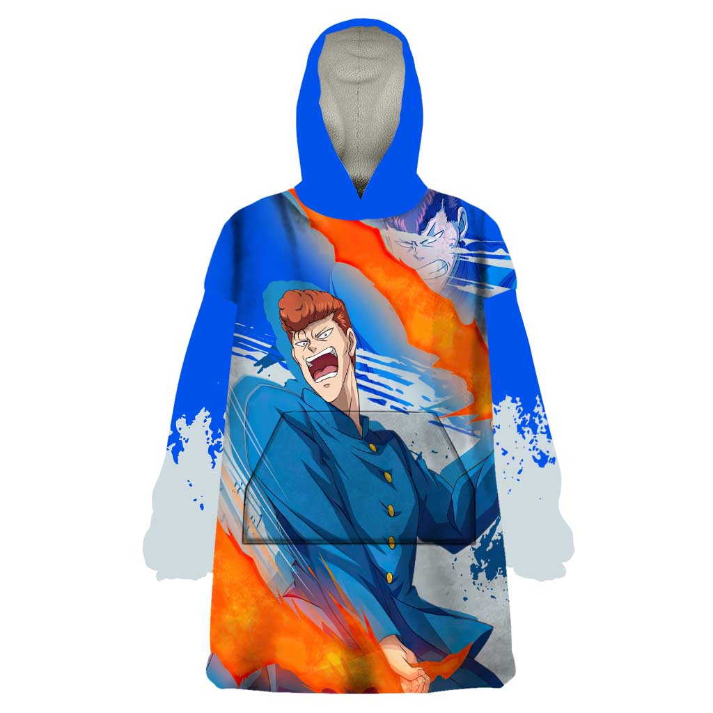 Kazuma Kuwabara - Yu yu Hakusho Wearable Blanket Hoodie Anime Style