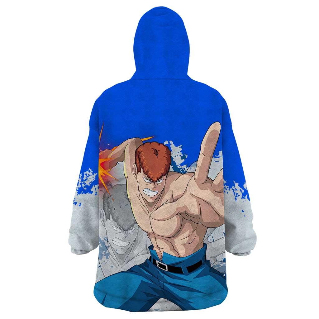 Kazuma Kuwabara - Yu yu Hakusho Wearable Blanket Hoodie Anime Style
