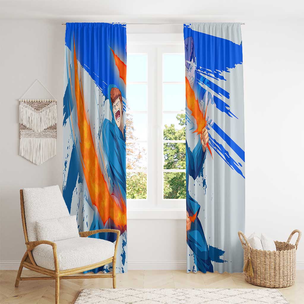 Kazuma Kuwabara - Yu yu Hakusho Window Curtain Anime Style