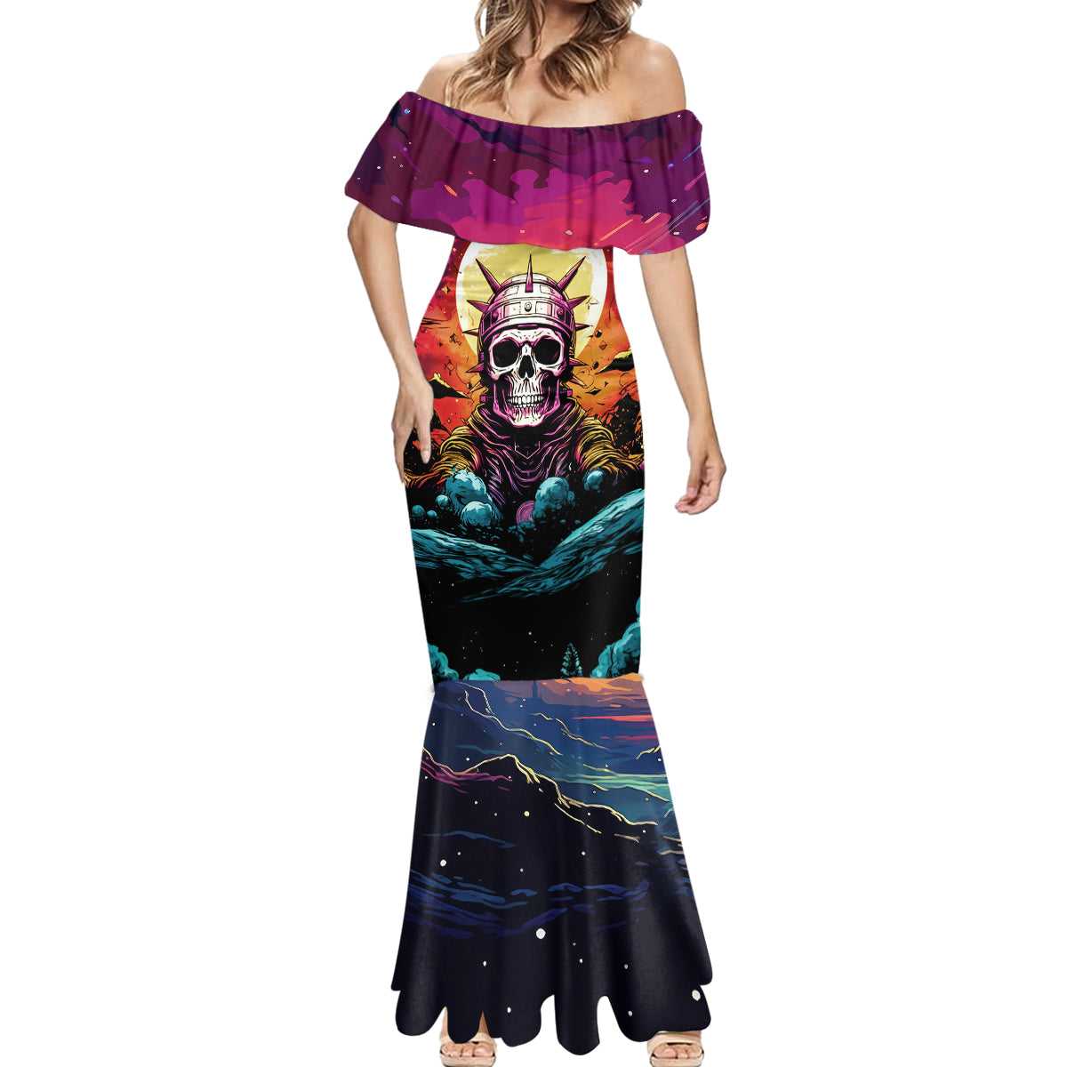skull-space-mermaid-dress-ill-put-you-in-the-trunk