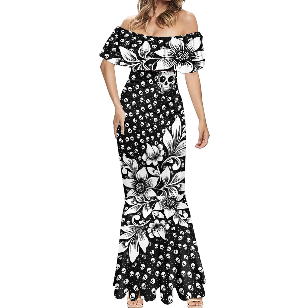 skull-mermaid-dress-cute-skull-fun-and-floral