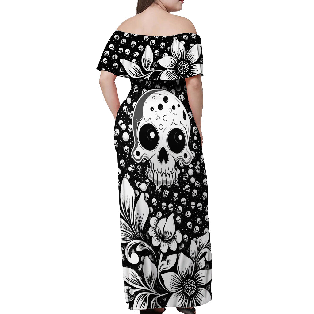 skull-off-shoulder-maxi-dress-cute-skull-fun-and-floral