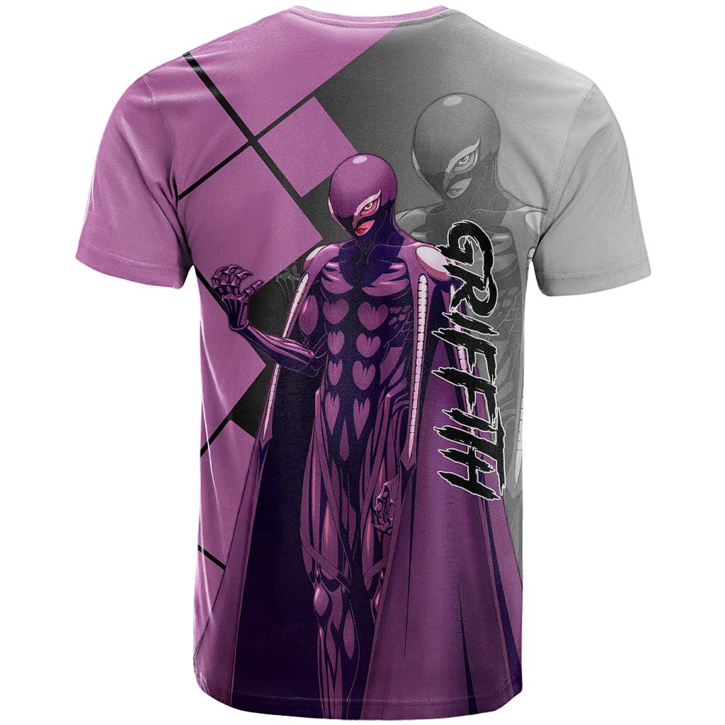 Griffith Berserk T Shirt with White Falcon Armor and Strategic Battle Pose Design - The Mazicc