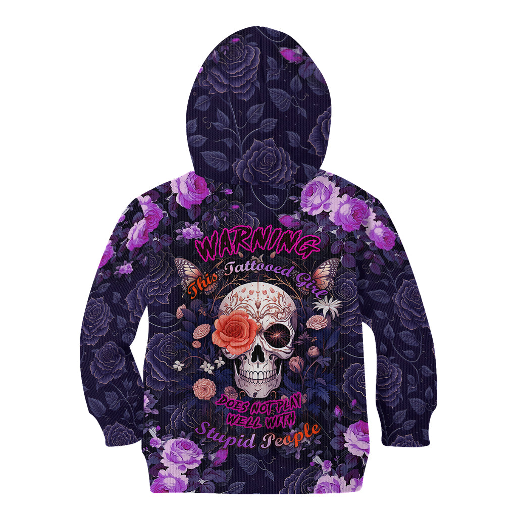 warning-this-tattooed-give-does-not-play-well-with-stupid-people-kid-hoodie