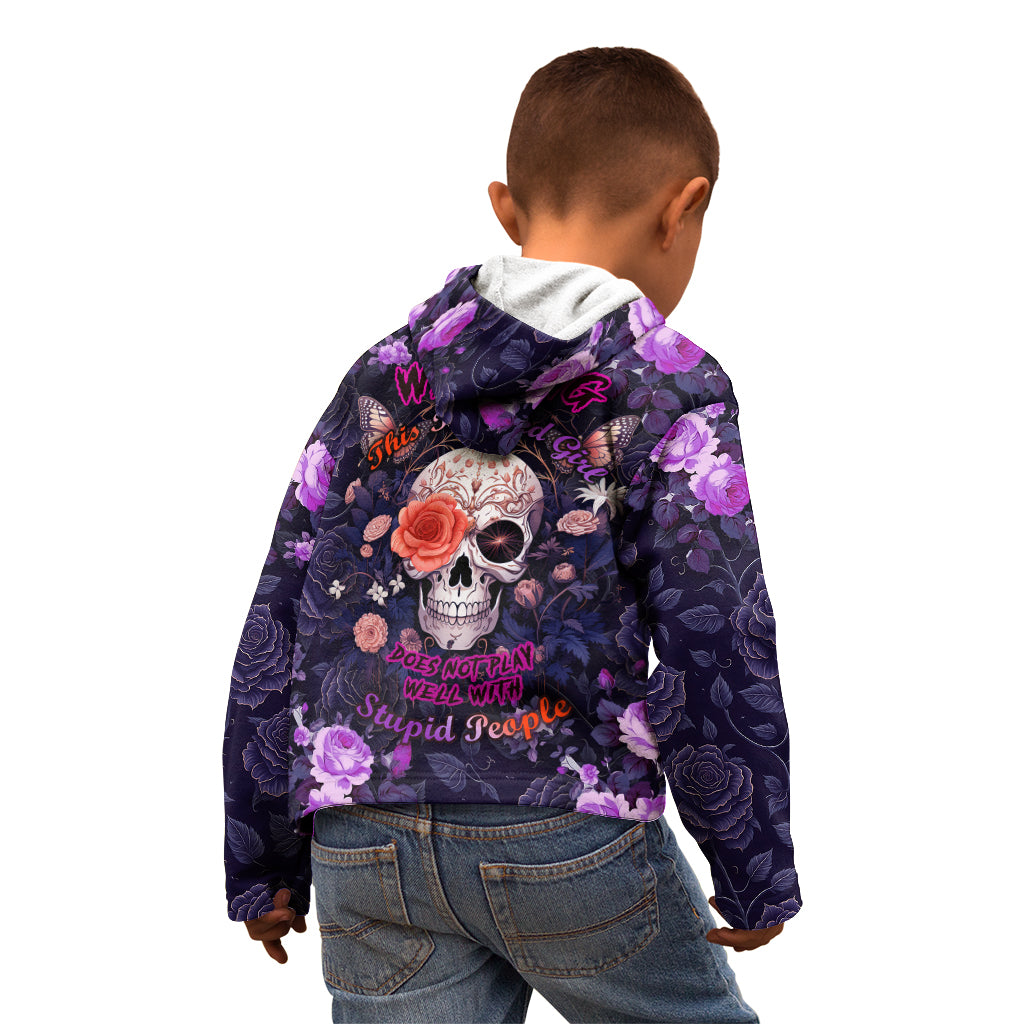 warning-this-tattooed-give-does-not-play-well-with-stupid-people-kid-hoodie