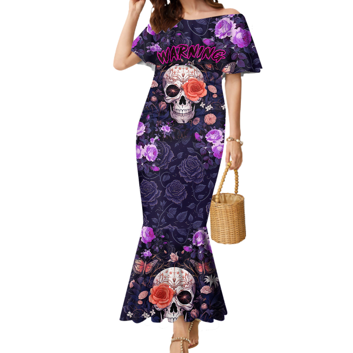 warning-this-tattooed-give-does-not-play-well-with-stupid-people-mermaid-dress
