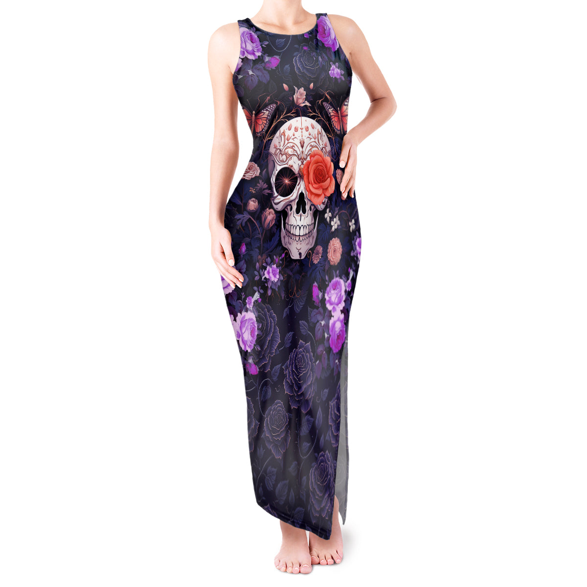 warning-this-tattooed-give-does-not-play-well-with-stupid-people-tank-maxi-dress