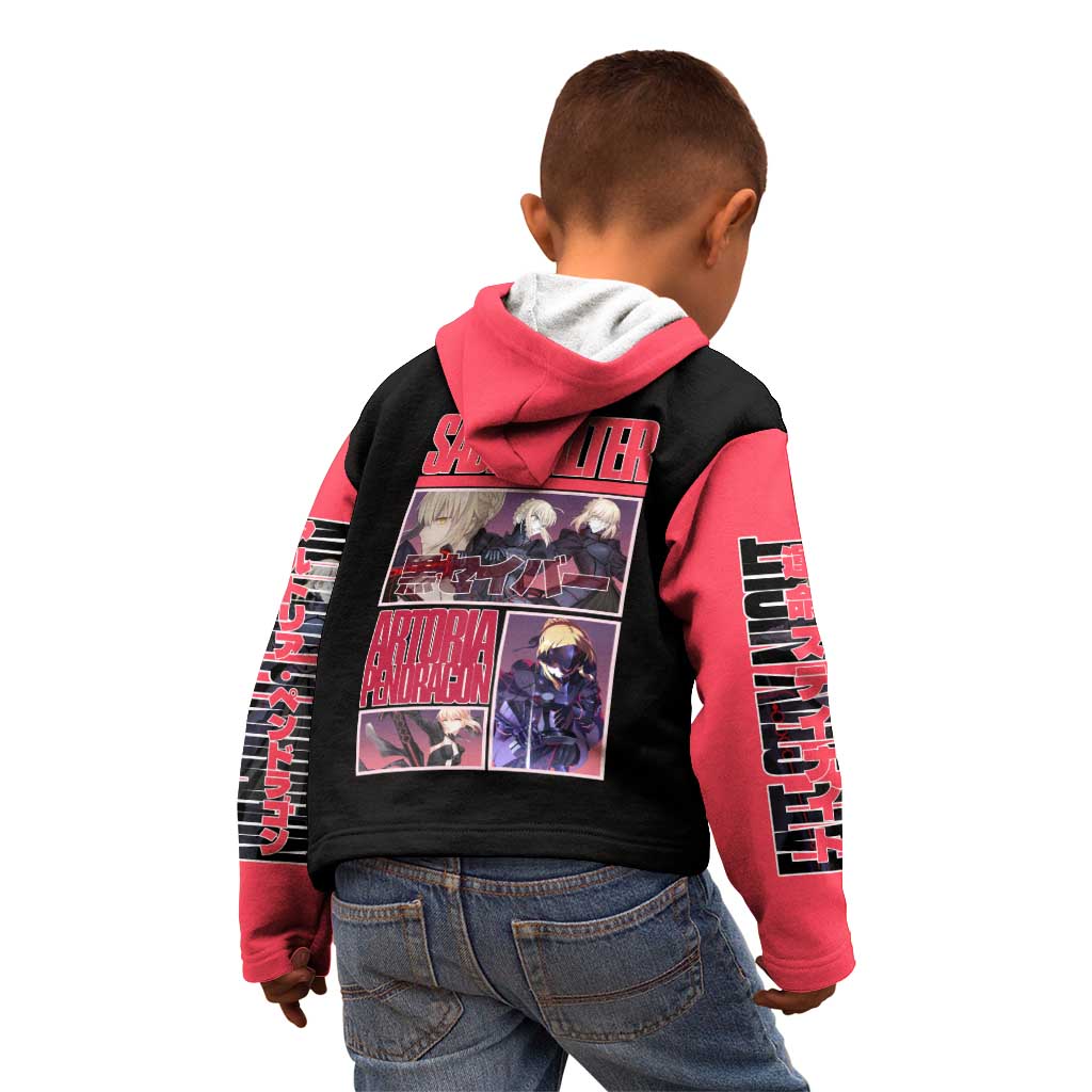 Saber Alter Fate Stay Night Heaven’s Feel Kid Hoodie Anime Style
