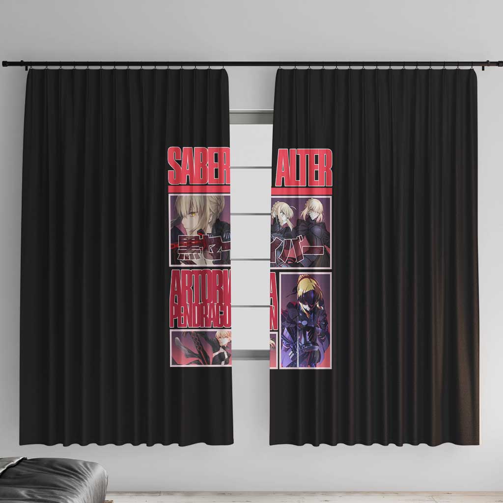 Saber Alter Fate Stay Night Heaven’s Feel Window Curtain Anime Style