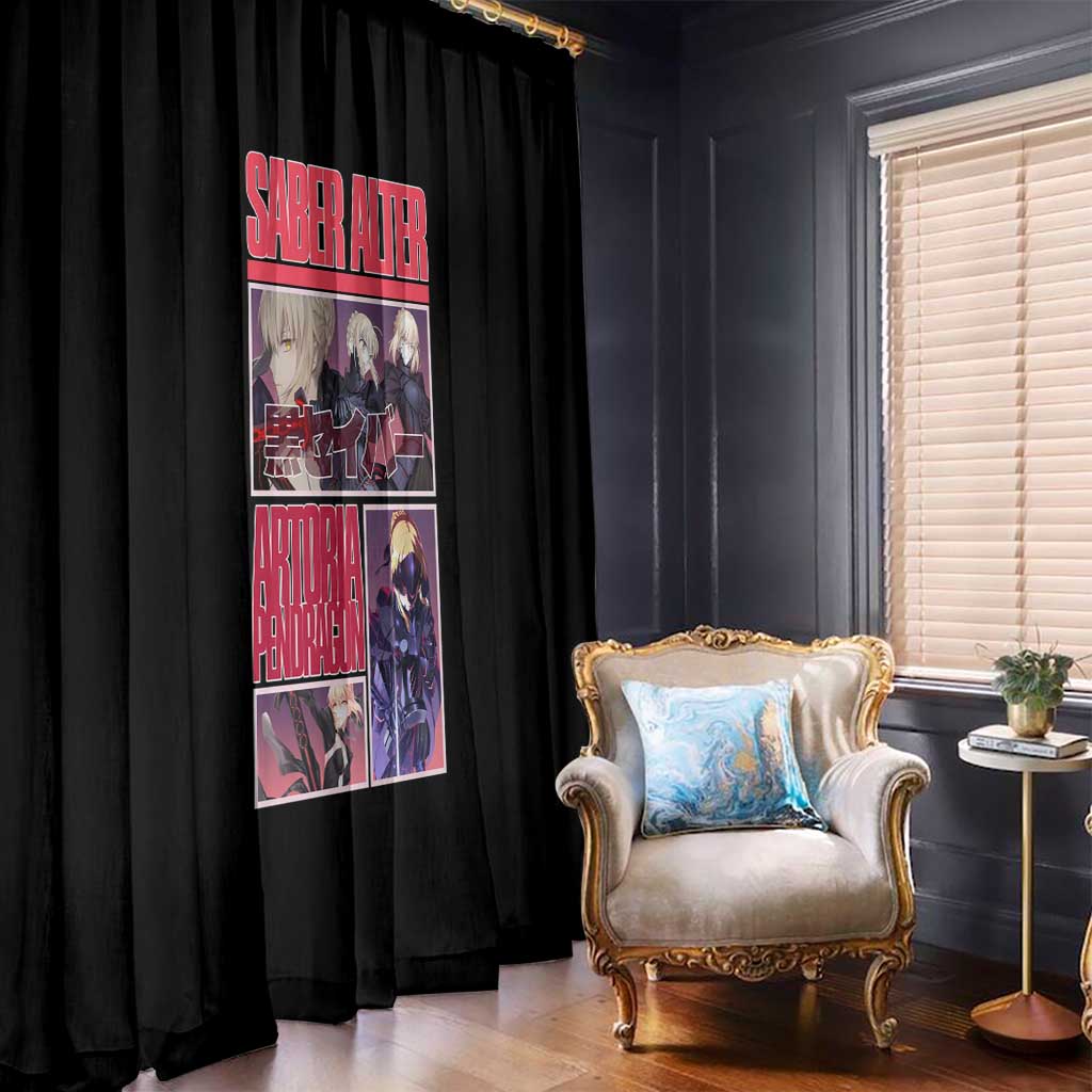 Saber Alter Fate Stay Night Heaven’s Feel Window Curtain Anime Style