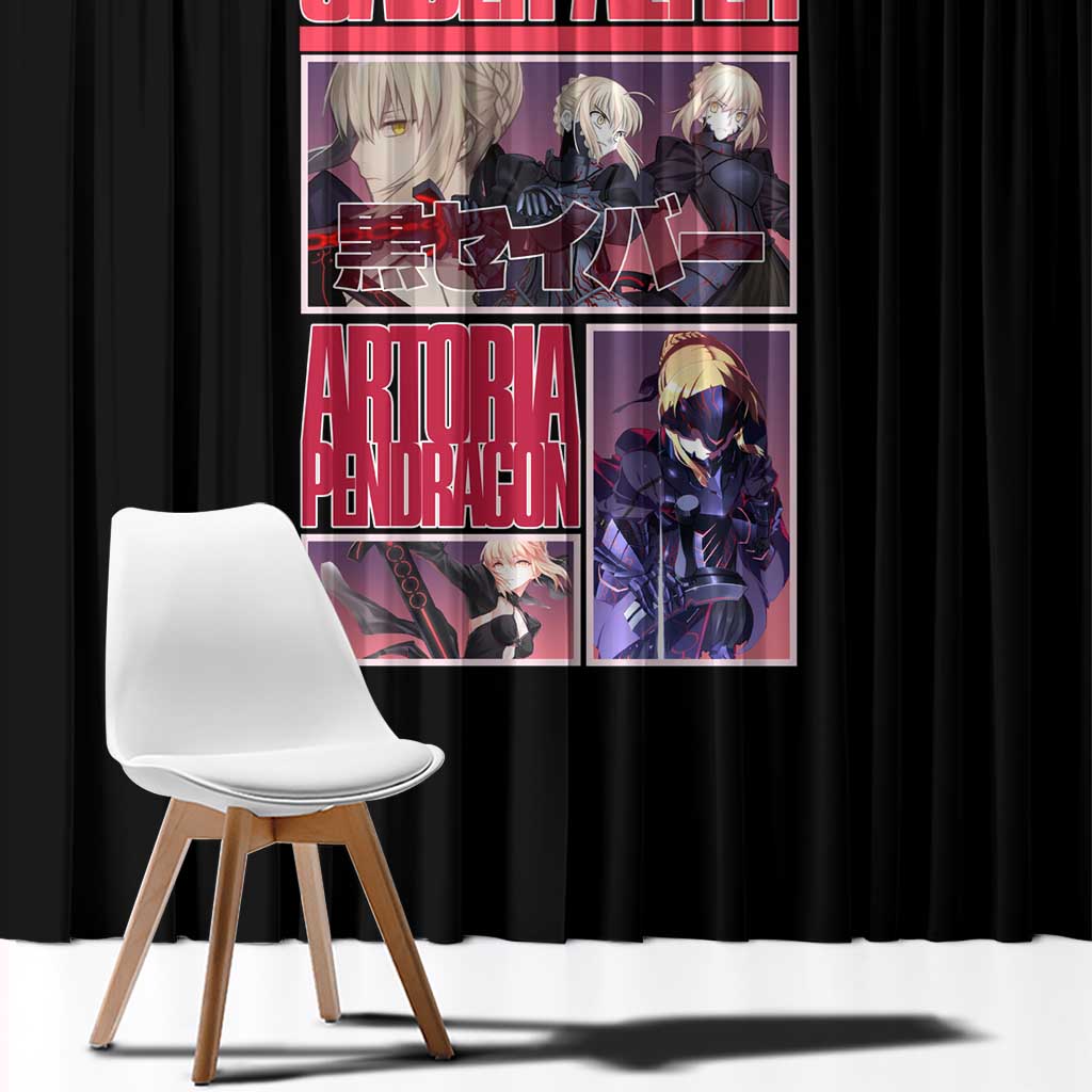 Saber Alter Fate Stay Night Heaven’s Feel Window Curtain Anime Style