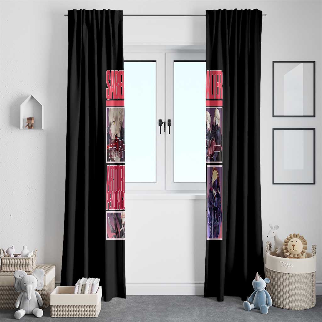 Saber Alter Fate Stay Night Heaven’s Feel Window Curtain Anime Style
