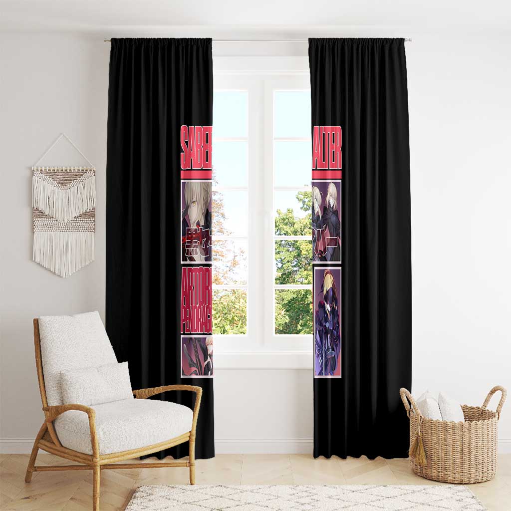 Saber Alter Fate Stay Night Heaven’s Feel Window Curtain Anime Style