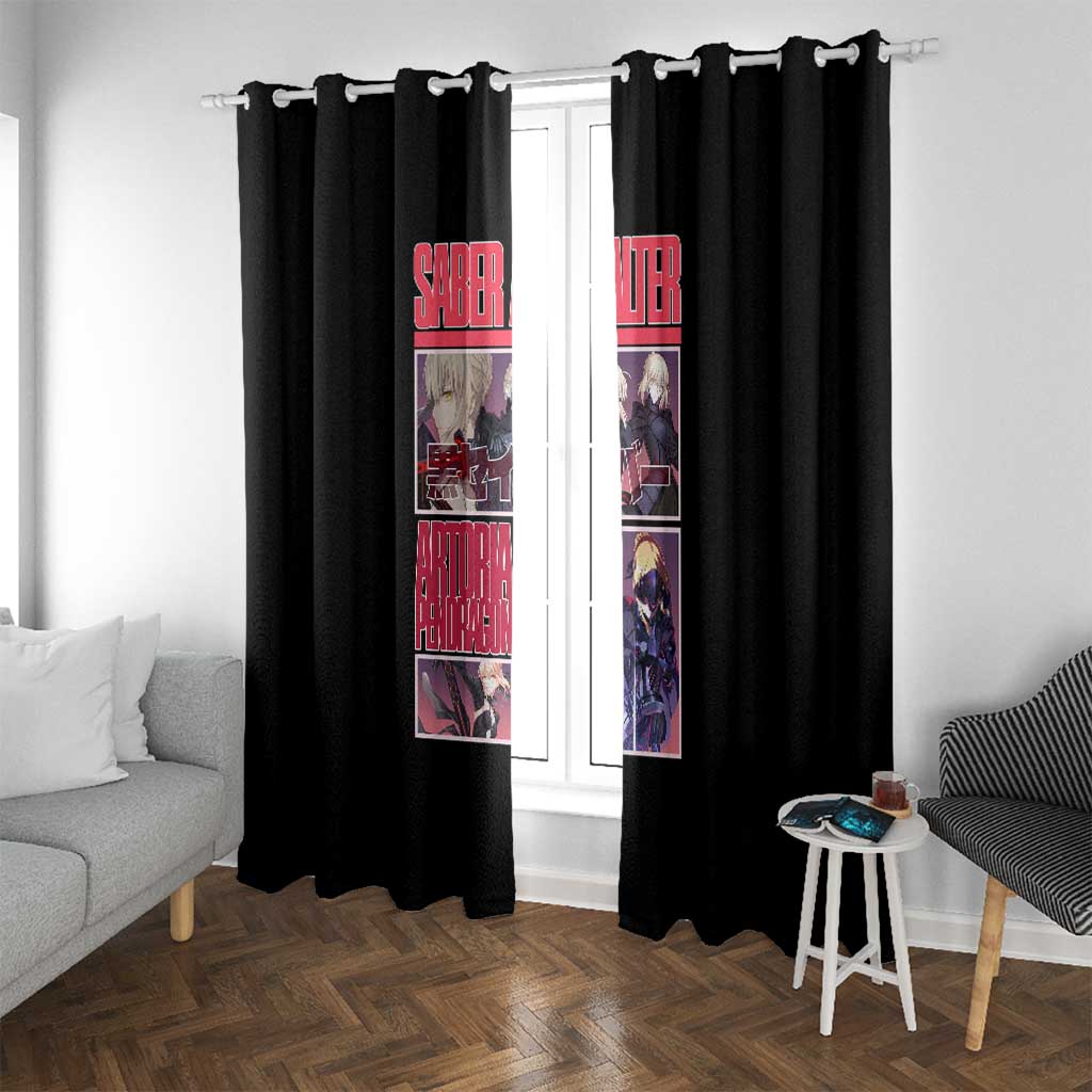 Saber Alter Fate Stay Night Heaven’s Feel Window Curtain Anime Style