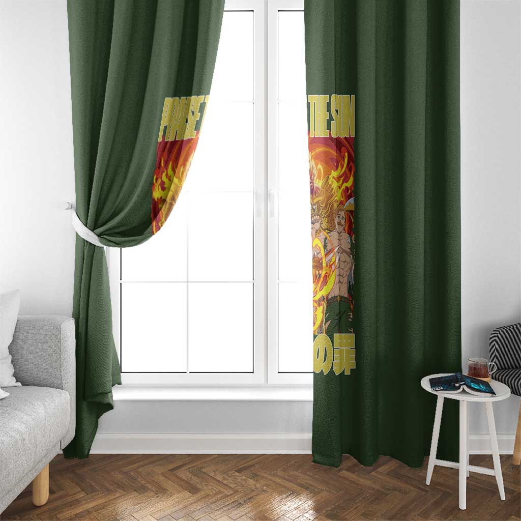 Escanor Seven Deadly Sins Window Curtain Anime Style