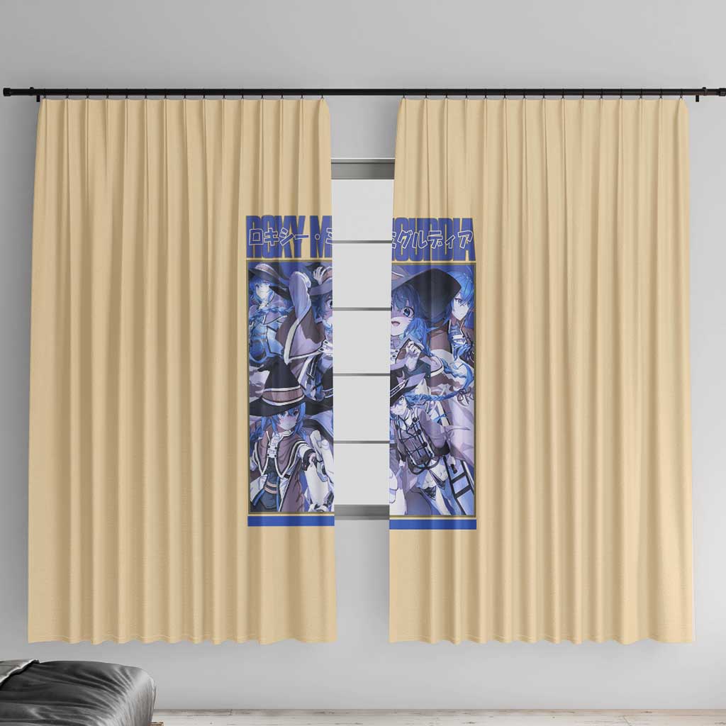 Roxy Migurdia Mushoku Tensei Window Curtain Anime Style