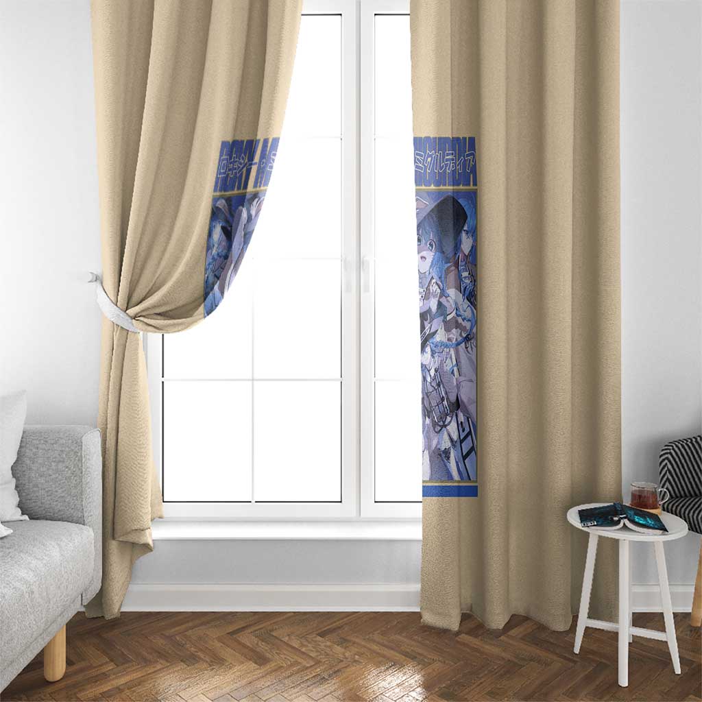 Roxy Migurdia Mushoku Tensei Window Curtain Anime Style