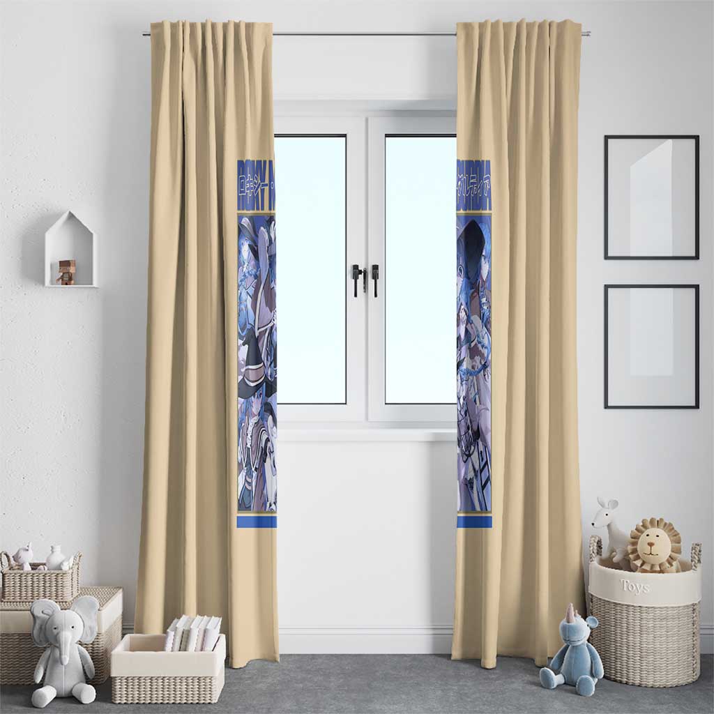 Roxy Migurdia Mushoku Tensei Window Curtain Anime Style